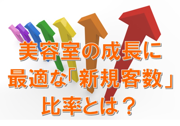 美容室の成長に最適な新規客数比率とは 美容サロン業界オンリー２１年目に突入の営業マン 田中優勝 のサロン応援ブログ